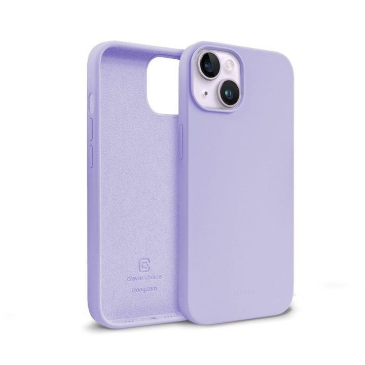 Dėklas iPhone 14 Plus Crong Color Cover, violetinis