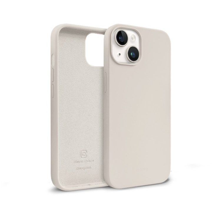 Dėklas iPhone 14 Plus Crong Color Cover, Stone Beige