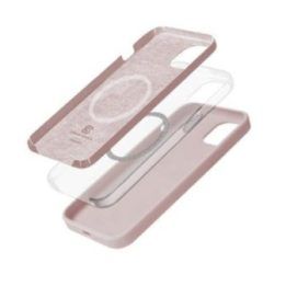 Dėklas iPhone 14 / iPhone 13, rožinis, Crong Color Cover Magnetic