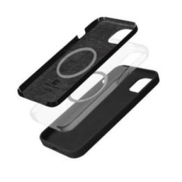 Dėklas iPhone 14 Plus, juodas, Crong Color Cover Magnetic