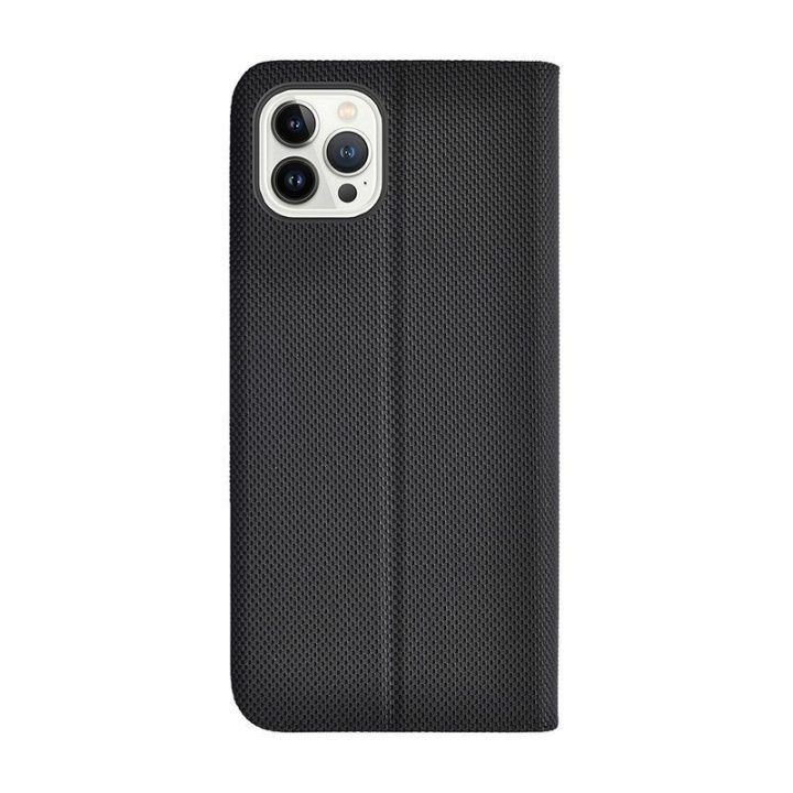 Dėklas su pinigine iPhone 14 Pro 6.1, juodas