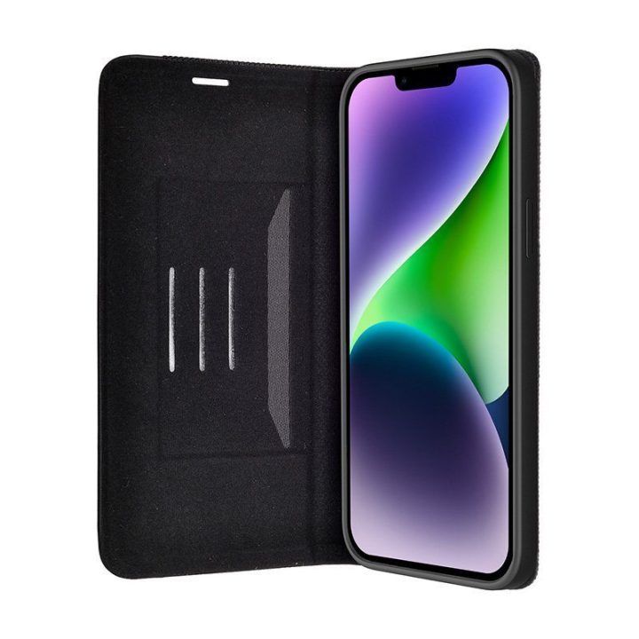 Dėklas su pinigine iPhone 14 Plus, PU oda