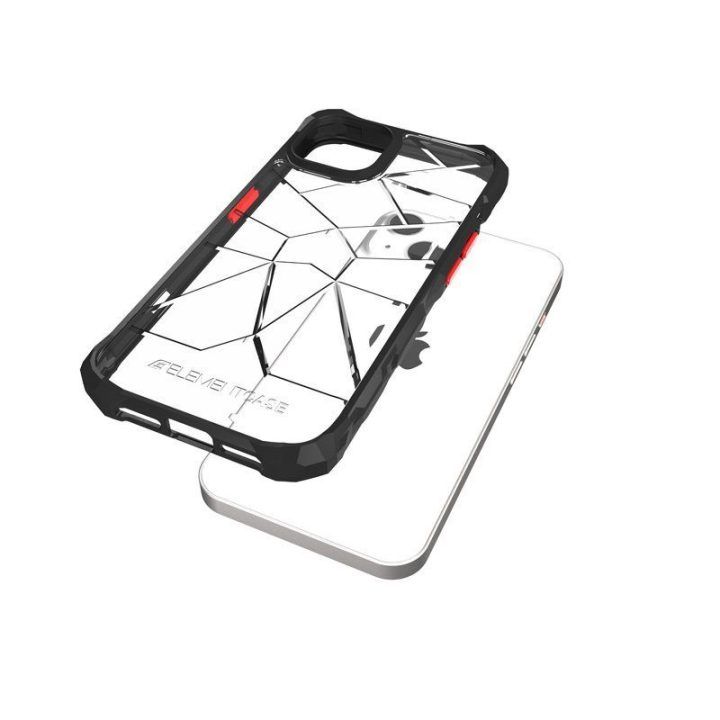 Dėklas iPhone 14 Element Case Special Ops X5, permatomas/juodas
