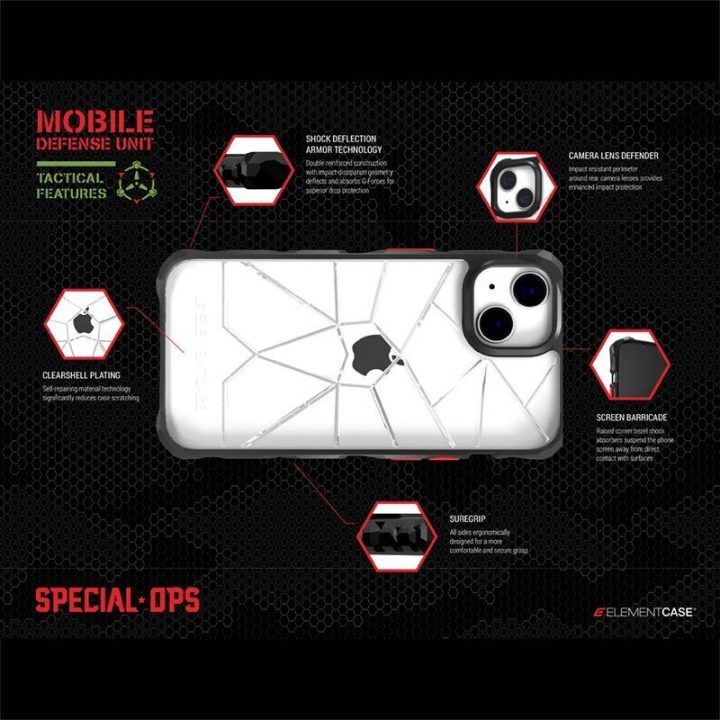 Dėklas iPhone 14 Plus, juodas Element Case Special Ops X5