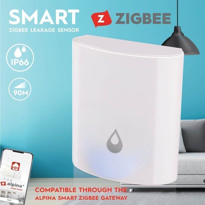 Alpina Zigbee vandens jutiklis IP66
