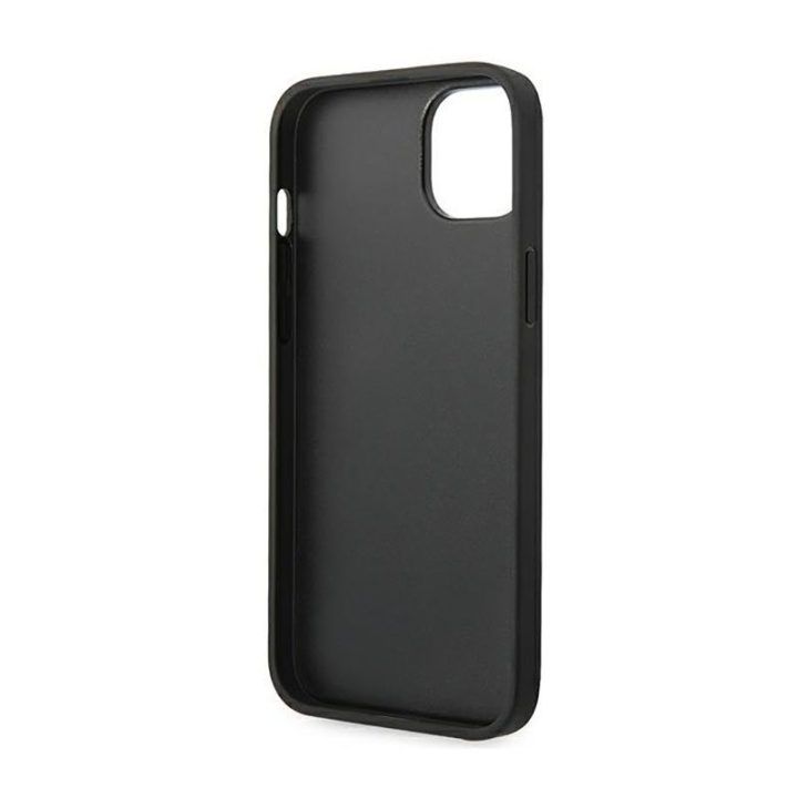 Ferrari natūralios odos dėklas iPhone 14 Plus, juodas