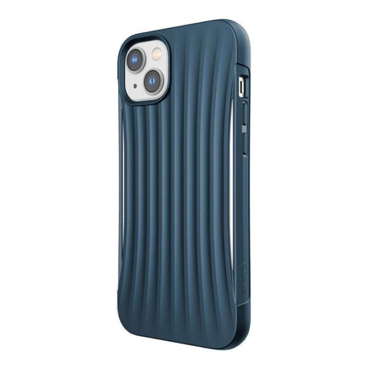 Biologiškai skaidus dėklas iPhone 14 Plus, mėlynas