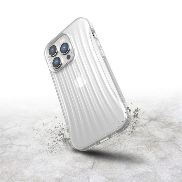 Permatomas biodegradus dėklas iPhone 14 Pro, X-Doria Raptic Clutch
