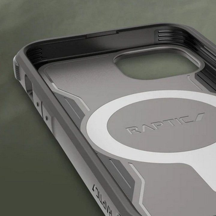 Dėklas iPhone 14 Plus X-Doria Raptic Fort MagSafe, juodas