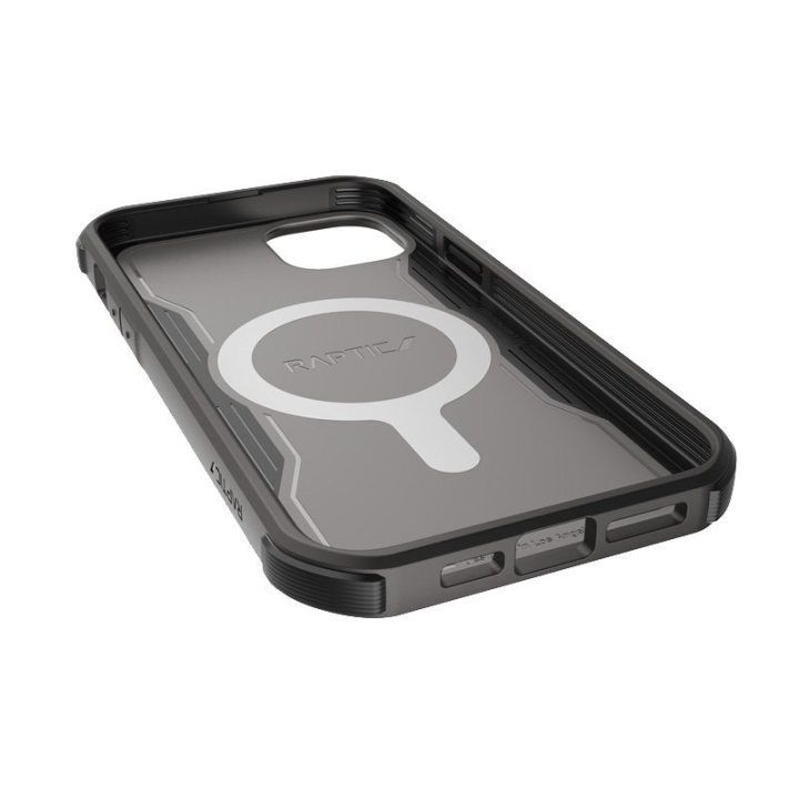 Dėklas iPhone 14 Plus X-Doria Raptic Fort MagSafe, juodas