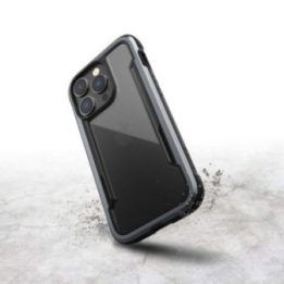 Dėklas iPhone 14 Pro, juodas, X-Doria Raptic Shield