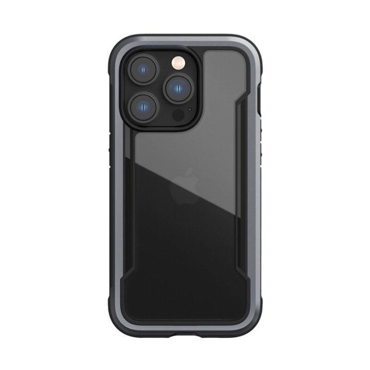 Dėklas iPhone 14 Pro, juodas, X-Doria Raptic Shield