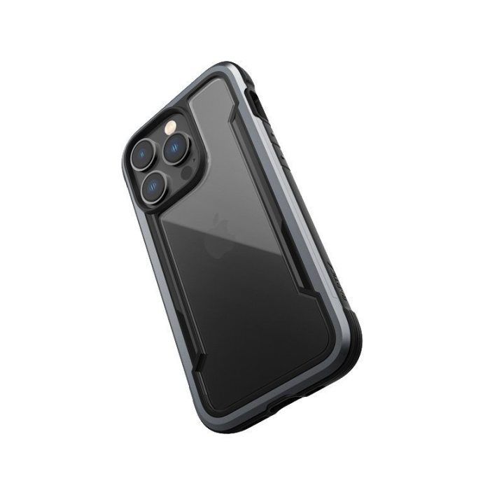 Dėklas iPhone 14 Pro, juodas, X-Doria Raptic Shield
