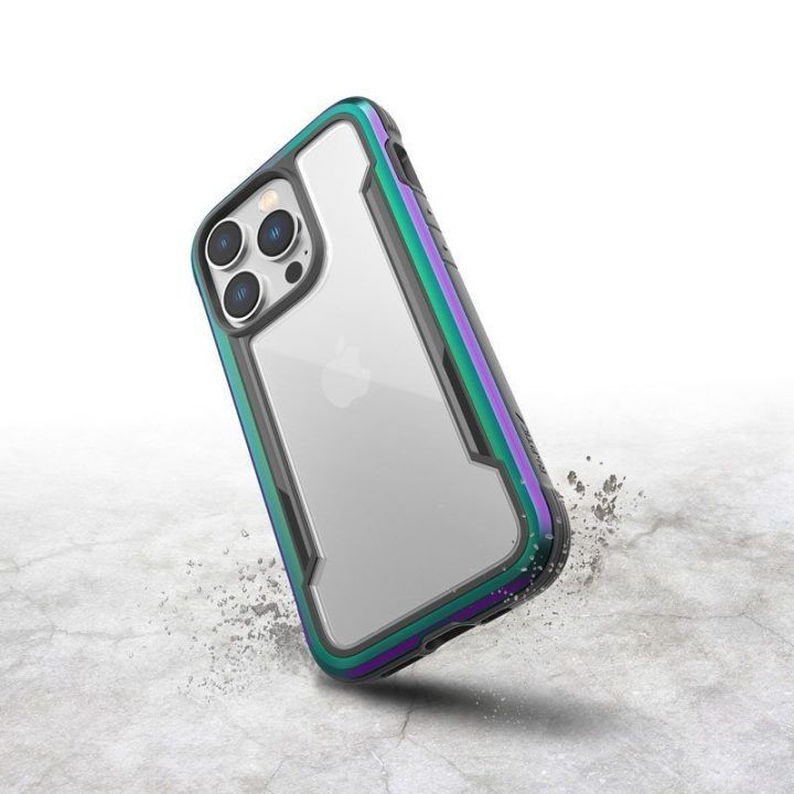 Dėklas iPhone 14 Pro X-Doria Raptic Shield, irizuojantis