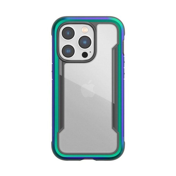 Dėklas iPhone 14 Pro X-Doria Raptic Shield, irizuojantis
