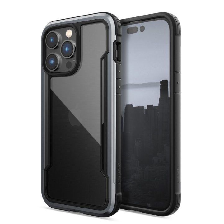 Dėklas iPhone 14 Pro Max, juodas, X-Doria Raptic Shield