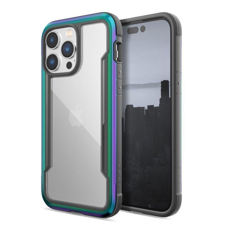 X-Doria Raptic Shield dėklas iPhone 14 Pro Max, iridescent