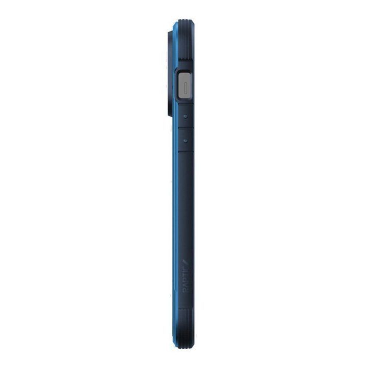 Dėklas iPhone 14 Pro Max, aliuminis, Marine Blue, X-Doria Raptic Shield