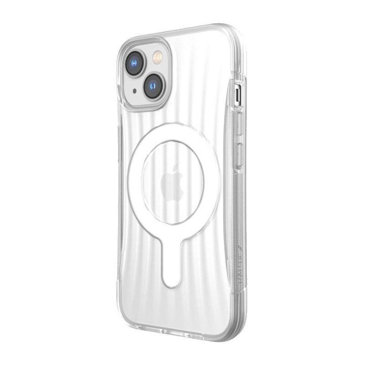 Permatomas biologiškai skaidus dėklas iPhone 14, X-Doria Raptic Clutch MagSafe