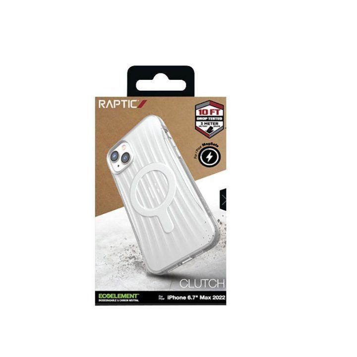 Dėklas iPhone 14 Plus, permatomas, X-Doria Raptic Clutch MagSafe