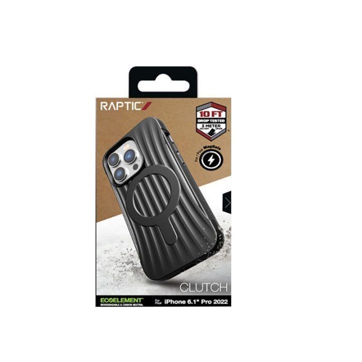 Dėklas iPhone 14 Pro X-Doria Raptic Clutch MagSafe, juodas