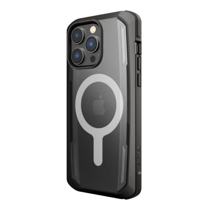 Dėklas iPhone 14 Pro Max, juodas, X-Doria Raptic Secure MagSafe