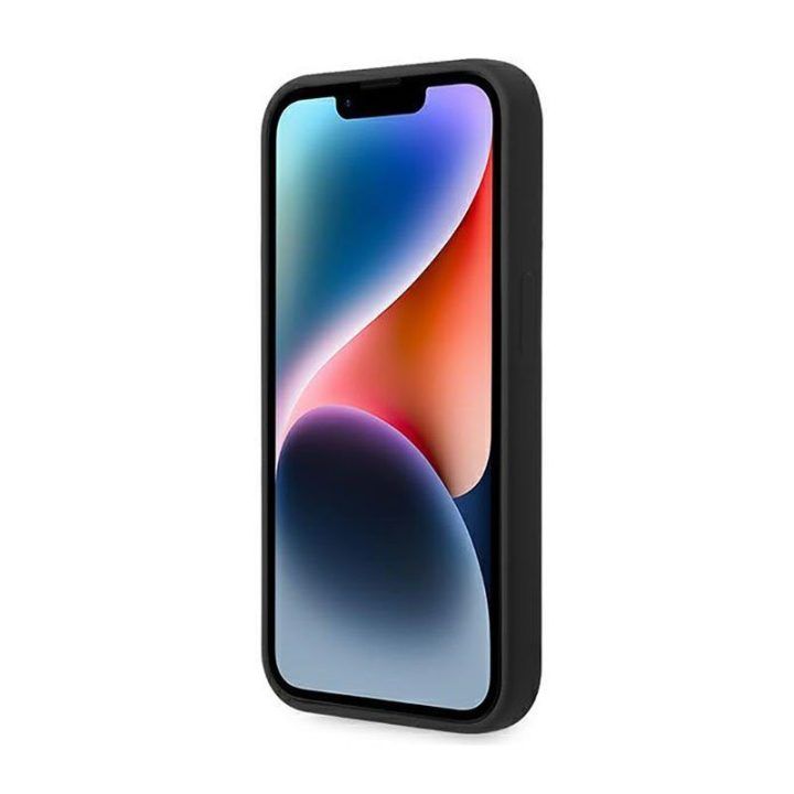 Karl Lagerfeld silikoninis dėklas iPhone 14 Pro juodas