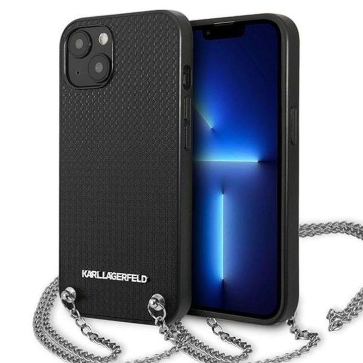 Dėklas Karl Lagerfeld iPhone 13 mini, juodas