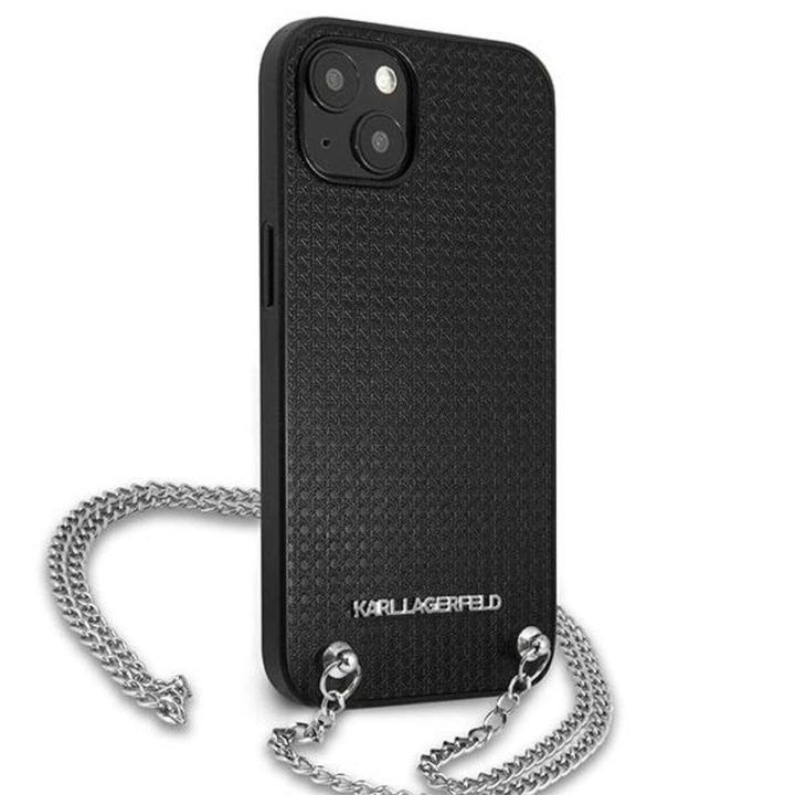 Dėklas Karl Lagerfeld iPhone 13 mini, juodas