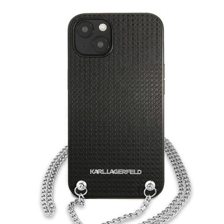 Dėklas Karl Lagerfeld iPhone 13 mini, juodas