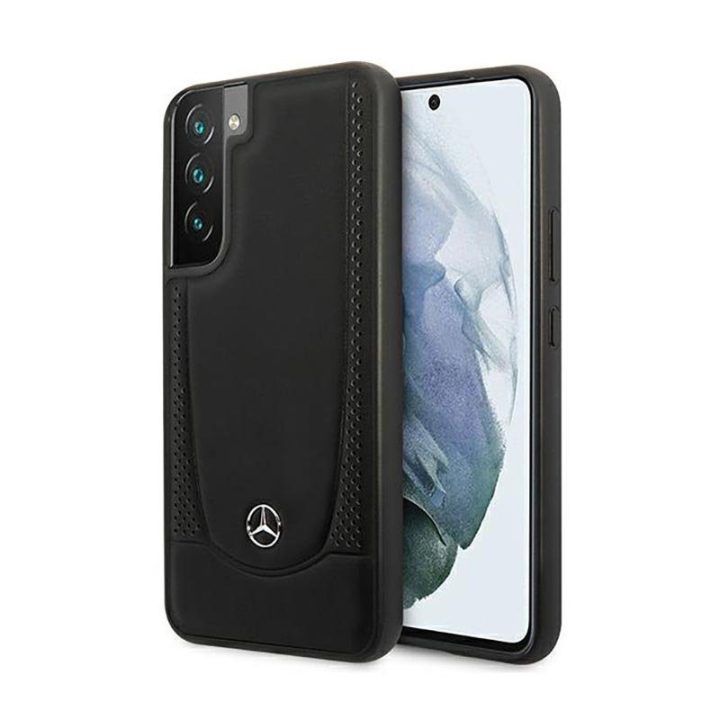 Dėklas Samsung Galaxy S22+ Mercedes-Benz juodas