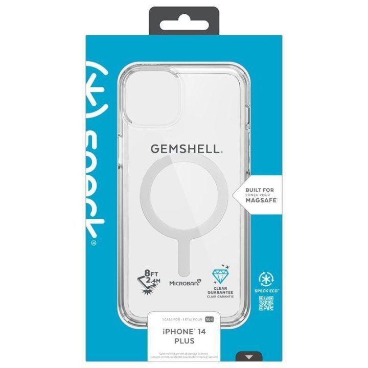 Permatomas dėklas Speck GEMSHELL+ MagSafe iPhone 15 Plus/14 Plus