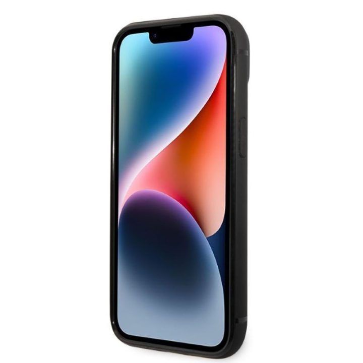 Dėklas su kortelių skyriumi iPhone 14 Plus, juodas
