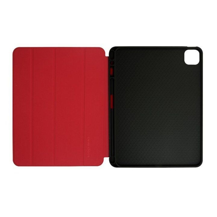 Dėklas iPad Air 11" ir iPad Pro 11", raudonas, Crong FlexFolio