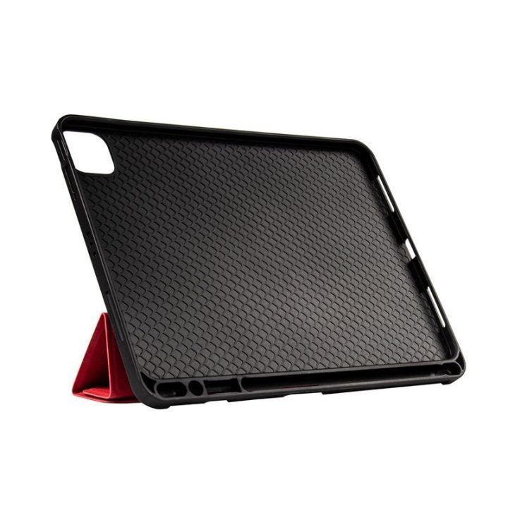 Dėklas iPad Air 11" ir iPad Pro 11", raudonas, Crong FlexFolio