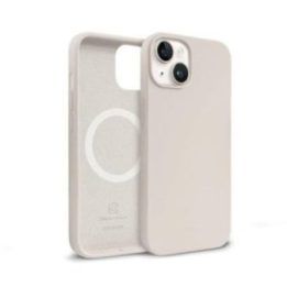 Dėklas iPhone 14 Plus iš skysto silikono, Stone Beige