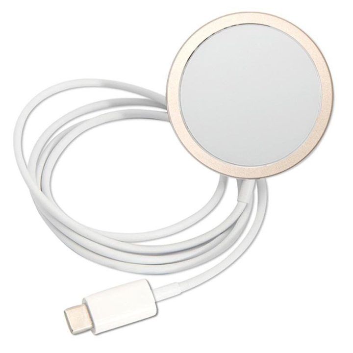 Dėklas ir įkroviklis Guess iPhone 14 Plus, juoda/aukso