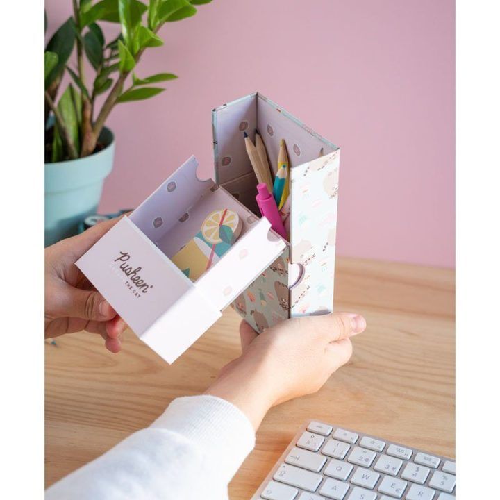 Pusheen stalo organizatorius, 22,5 × 9,5 × 4 cm