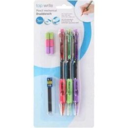 Mechaninių pieštukų rinkinys Topwrite, 3 spalvos
