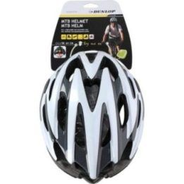 MTB šalmas L, baltas/juodas, Dunlop
