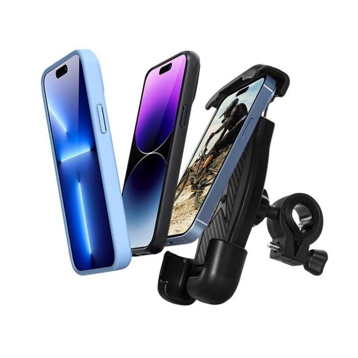 Crong BIKECLIP ENDURO laikiklis telefonui, juodas
