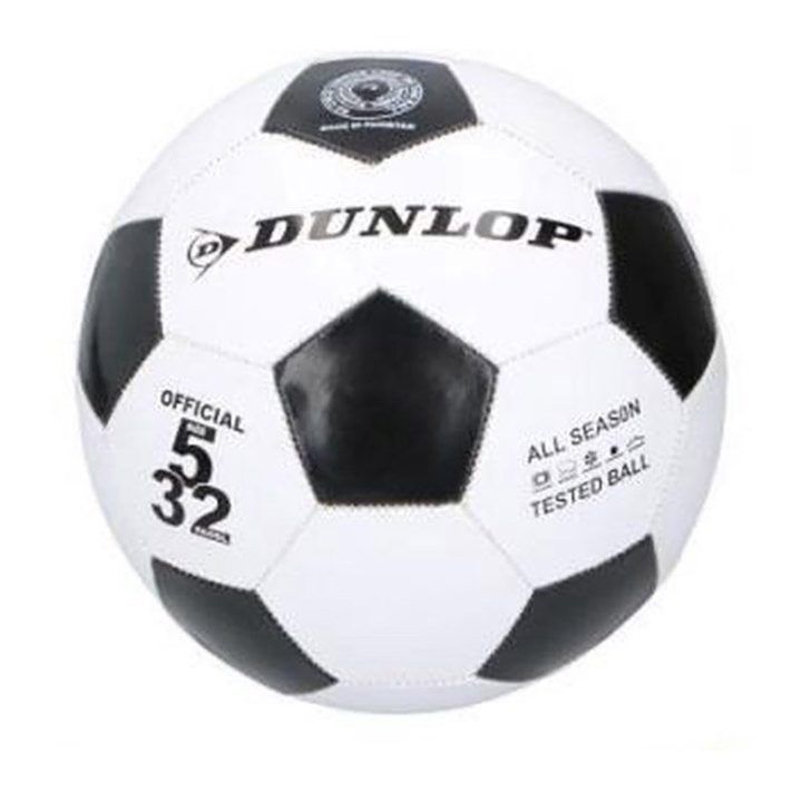 Futbolo kamuolys Dunlop, 5 dydis, juodas