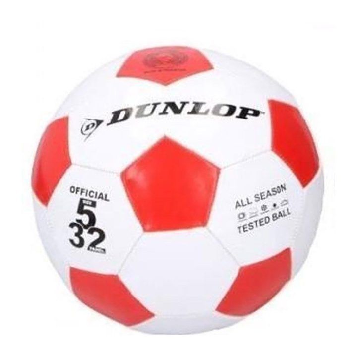 Futbolo kamuolys Dunlop 5 dydžio, raudonas