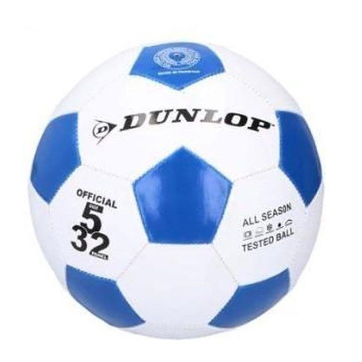 Dunlop futbolo kamuolys 5 dydžio, PVC, mėlynas