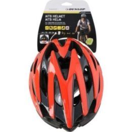Dunlop MTB šalmas M 55–58 cm, raudonas/juodas