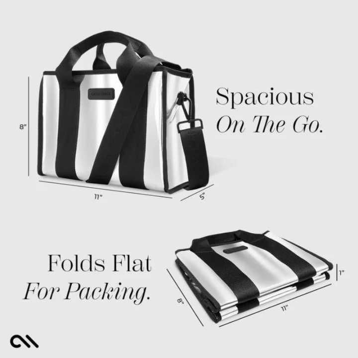 Kelioninis krepšys Case-Mate Mini Travel Tote, sidabro spalvos