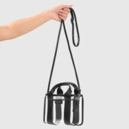 Permatomas krepšys Case-Mate Micro Tote, juodas