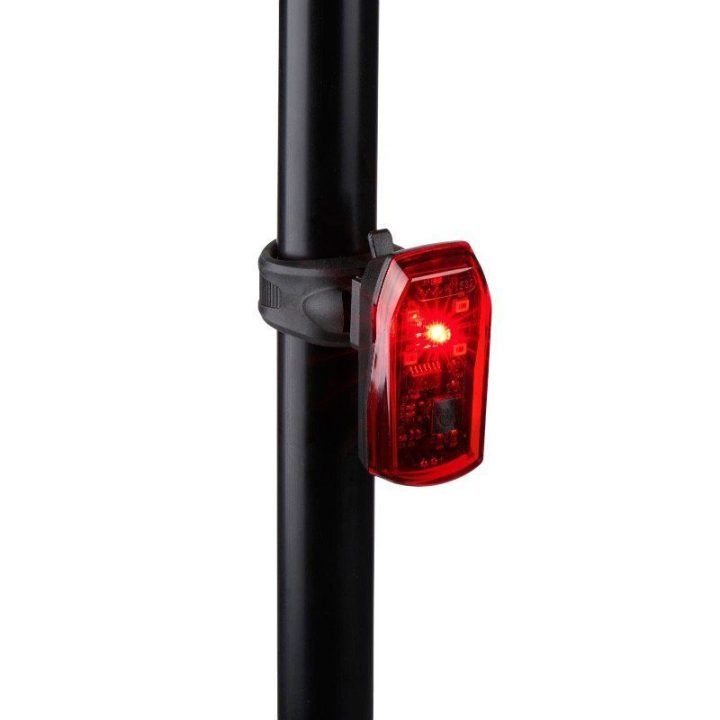 Dunlop galinis dviračio žibintas su 5 LED ir STOP funkcija