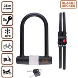 BLACK+DECKER U spyna dviračiui 14×25 cm, juoda