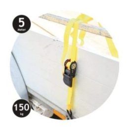 Bagažas tvirtinimo diržai su terkšle Dunlop, 5 m, 150 kg